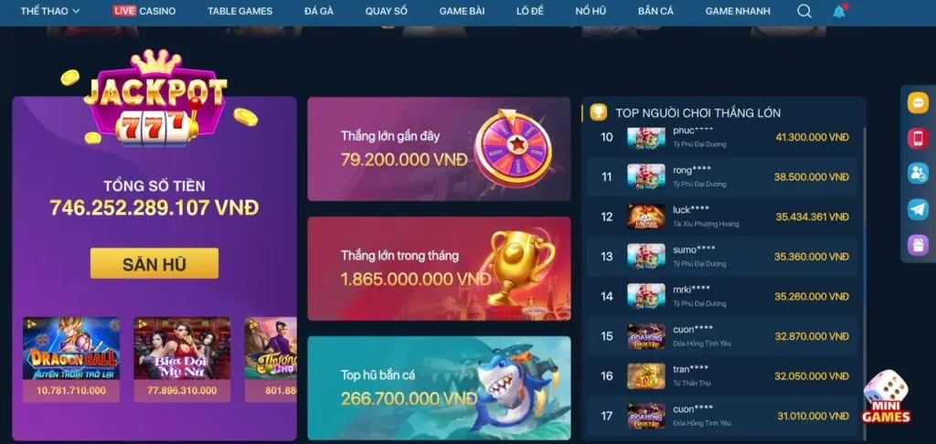 Các trò chơi đa dạng tại VN588 link mới